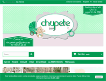 Tablet Screenshot of chupeteshop.com